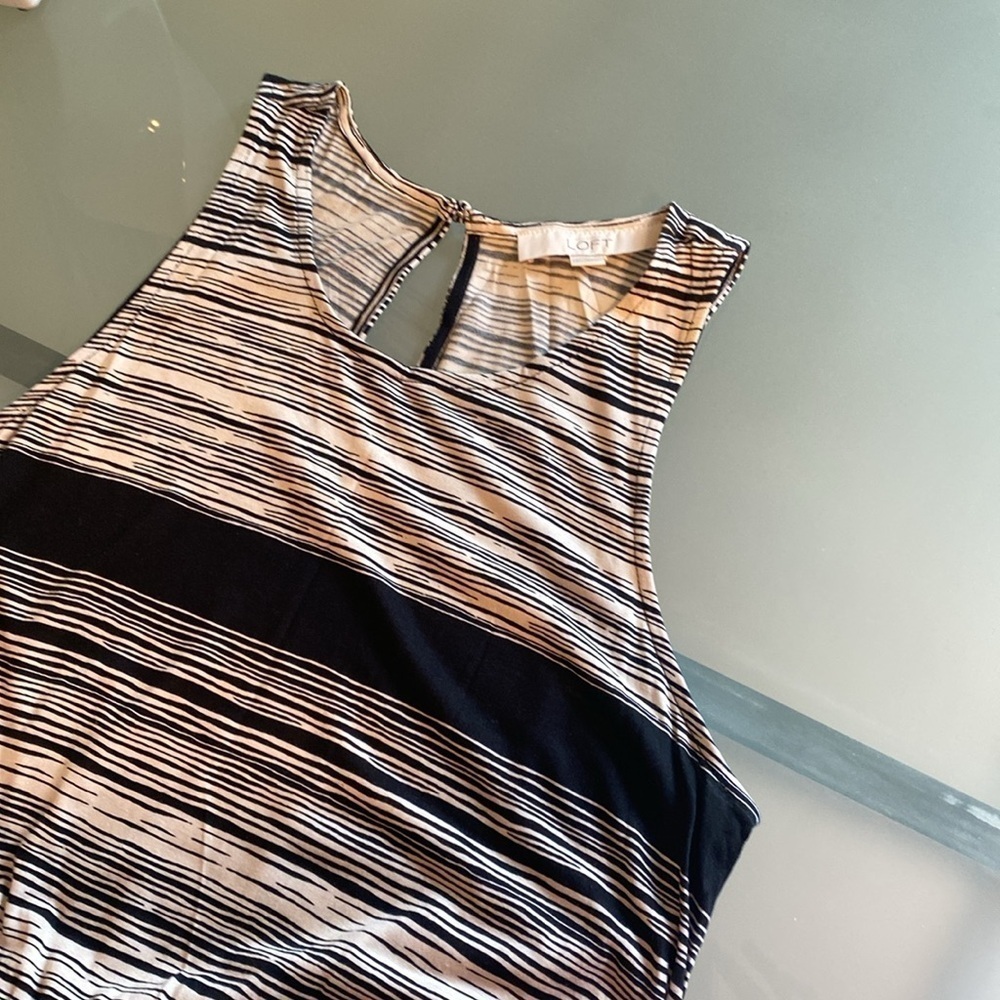 Loft Tank Dress Maxi Tank Dress Maxi Dress Vacation Dress Size M - Picture 6 of 10